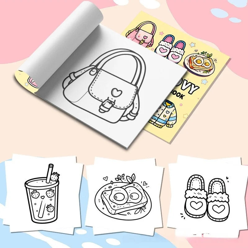 Bview Art Creative Graffiti Art Coloring Book for Adults - Premium Thick Paper, Perfect Stress Relief Gift for Holiday Party