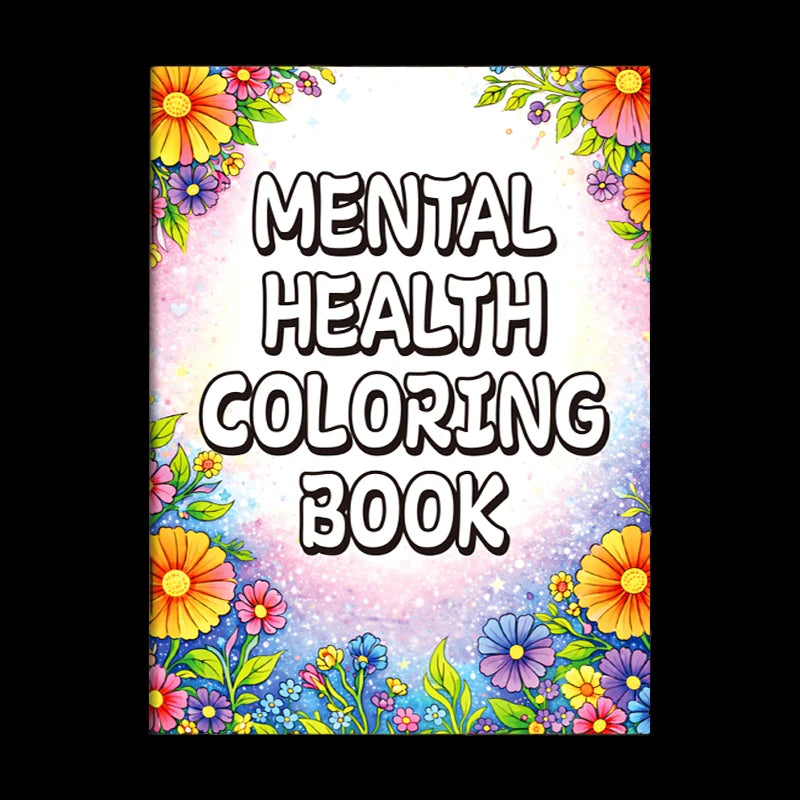 Inspirational Drawing Book, Creative Stress-Relief Doodle Book, Adult Mental Health Coloring Book, 32 Pages of High-Definition Pages, 32 Motivational Phrases, Boost Your Morale, Doodle Drawing, Coloring Book