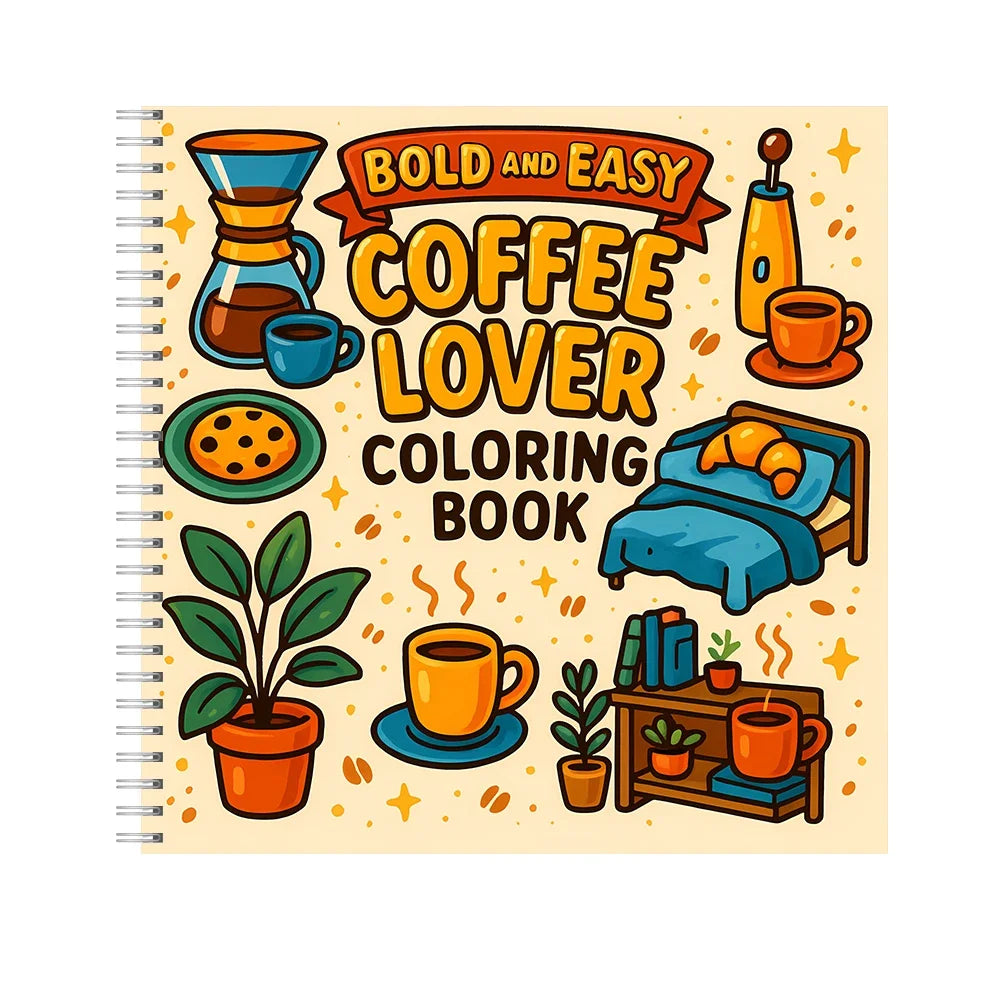 Easy Reading Era Coloring Book for Adult Colouring Book, Birthday Day Gift, Back to School Supplies, Adults Cute Drawing Book