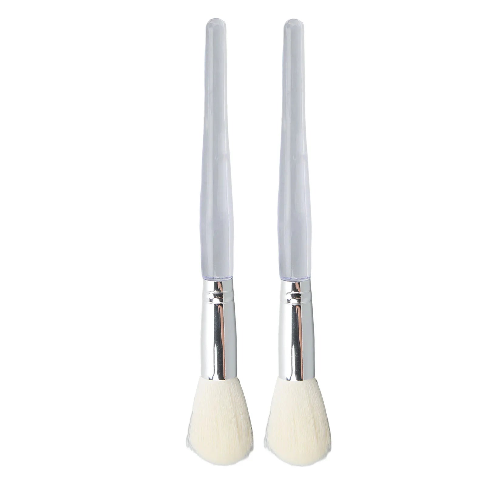2 Pack Face Mask Brush Applicator Clear Handle Cosmetics Beauty Tools Clay Mud Mask Applicator Brush Soft Brush Hair