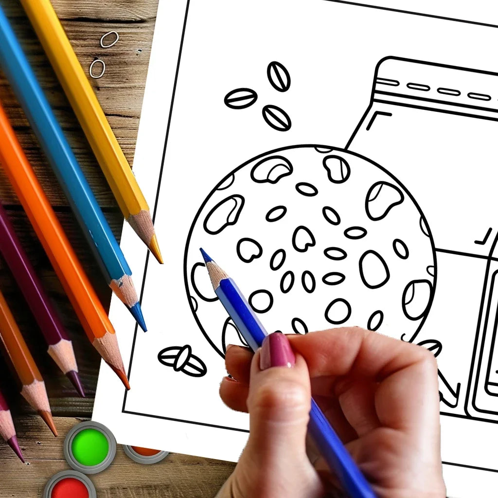 Sweet Treats Coloring Book for Adult Colouring Book, Birthday Day Gift, Back to School Supplies, Adults Cute Drawing Book