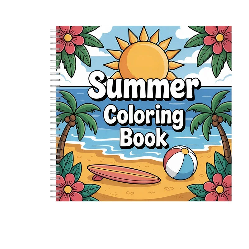 Into Gardens Bold-easy Patterns Coloring Book for Adults Cute Drawing Book Perfect Gift for Birthday Back to School Art Supplies