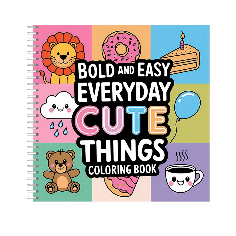 Sweet Treats Coloring Book for Adult Colouring Book, Birthday Day Gift, Back to School Supplies, Adults Cute Drawing Book
