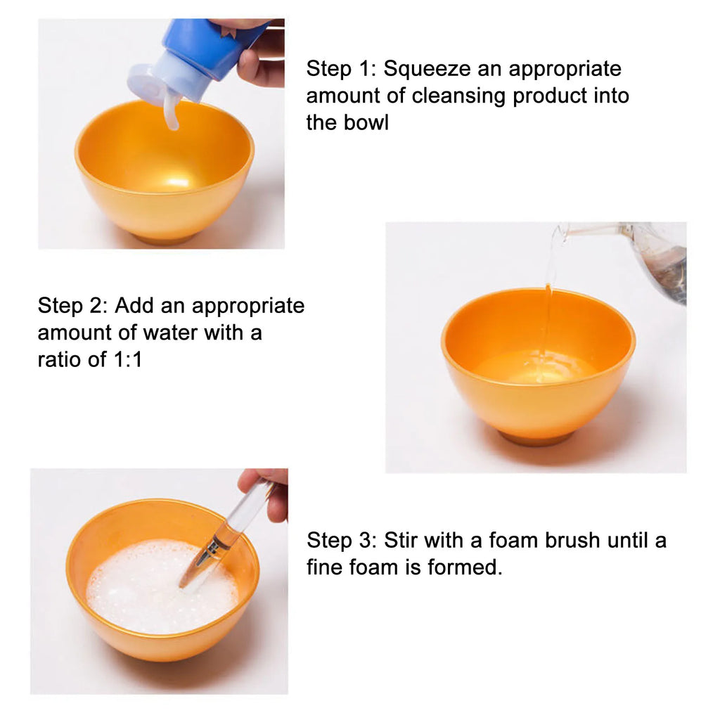 2 Pack Face Mask Brush Applicator Clear Handle Cosmetics Beauty Tools Clay Mud Mask Applicator Brush Soft Brush Hair