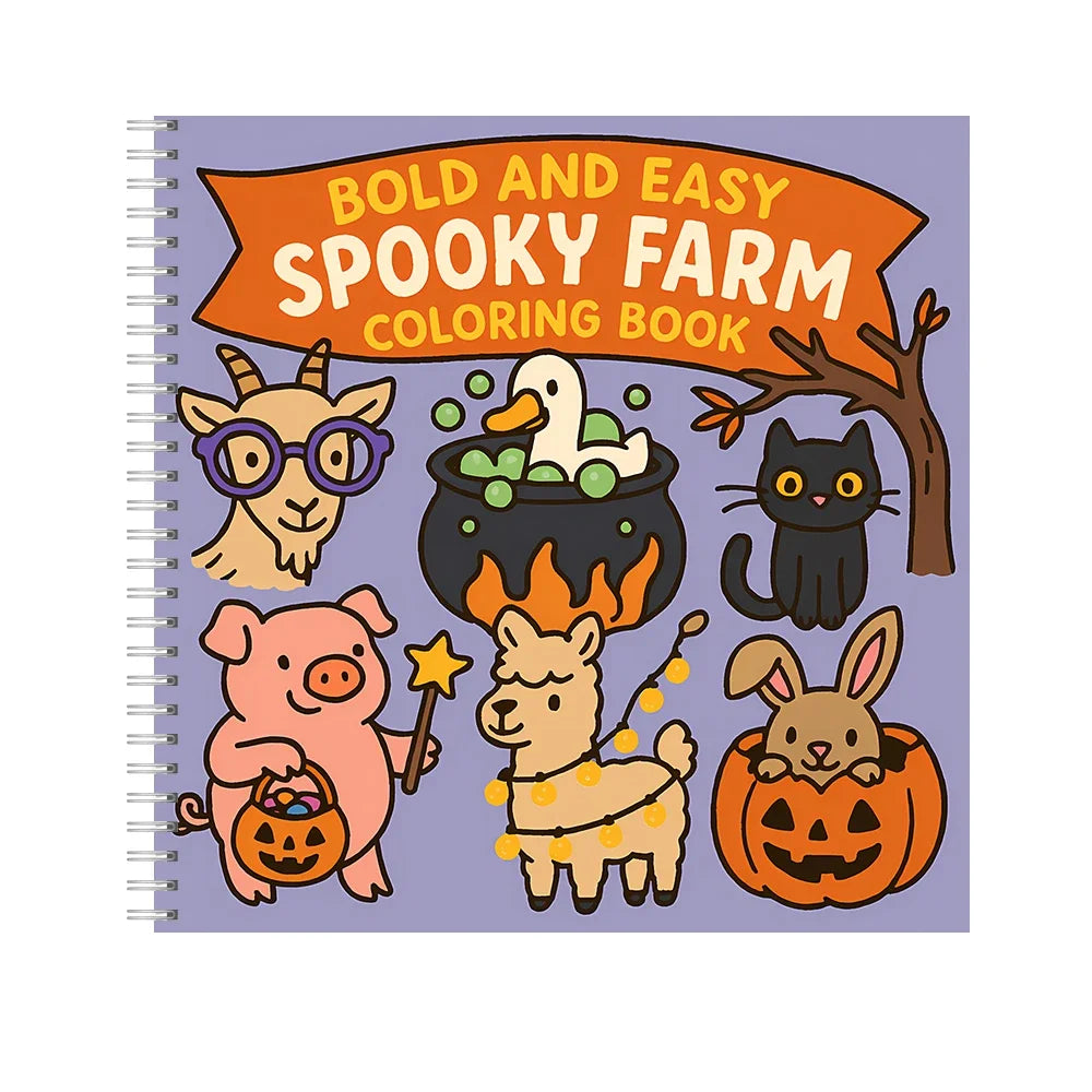 Easy Witchy Vibes Coloring Book for Adult Colouring Book, Birthday Day Gift, Back to School Supplies, Adults Cute Drawing Book