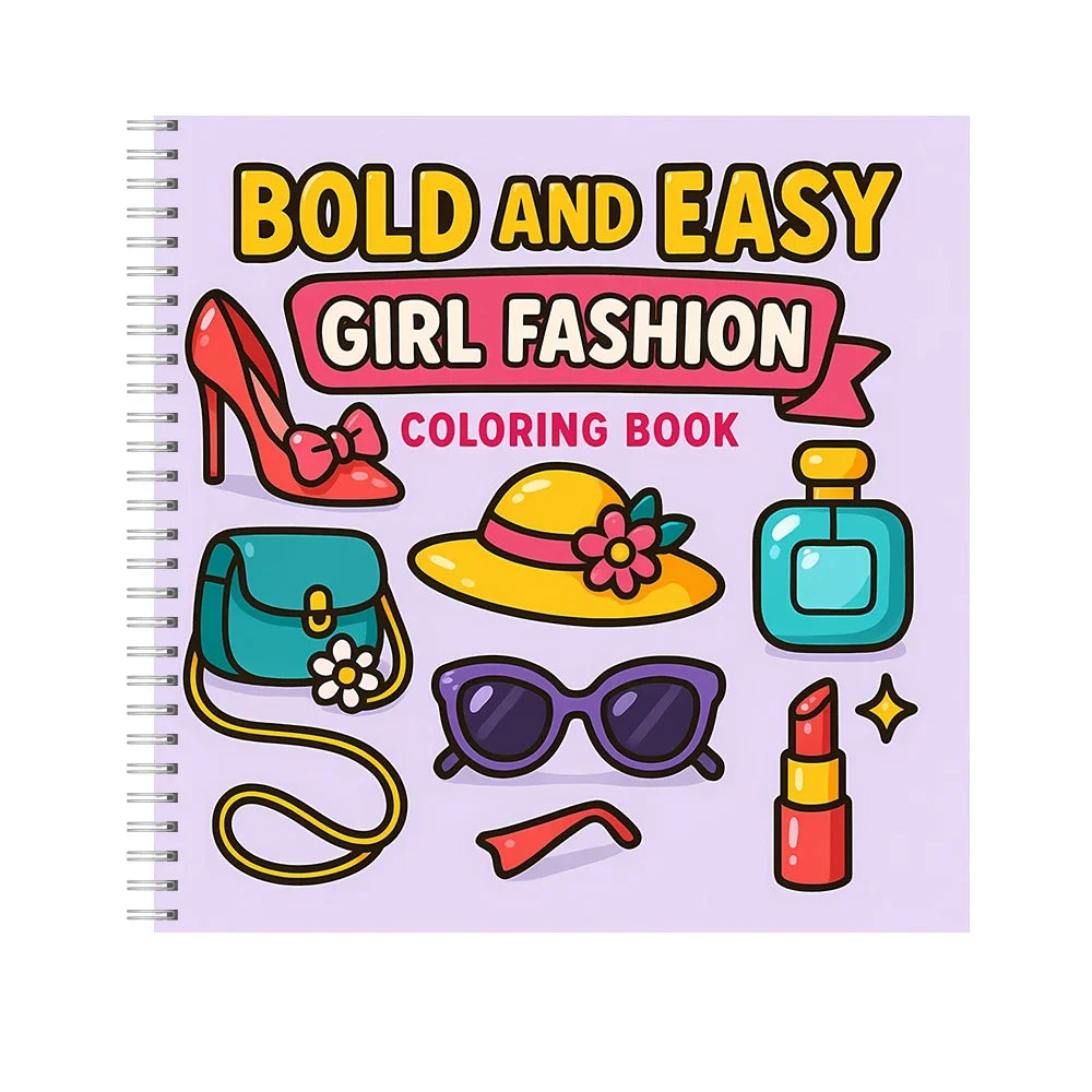 Easy Reading Era Coloring Book for Adult Colouring Book, Birthday Day Gift, Back to School Supplies, Adults Cute Drawing Book