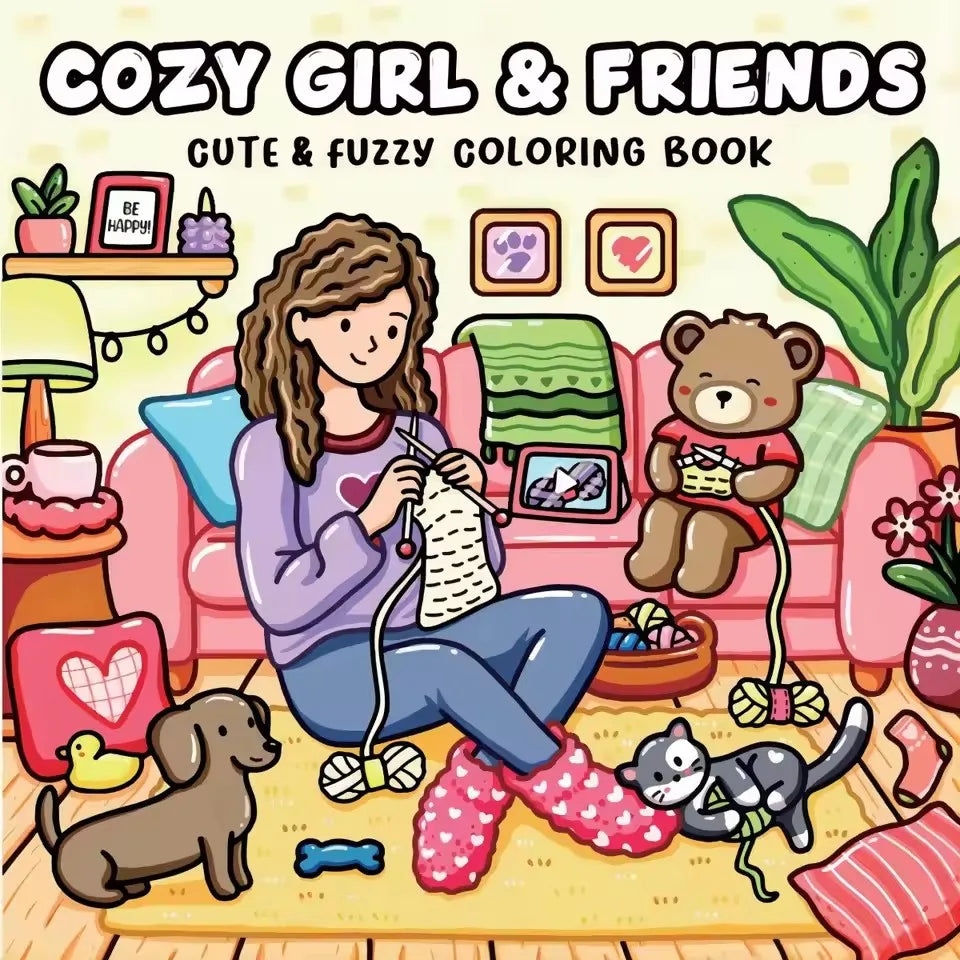 Cat Mom, Naughty Cats Coloring Book Simple Joys Stress Relief Drawing Book Perfect Gift for Party and Birthday Christmas