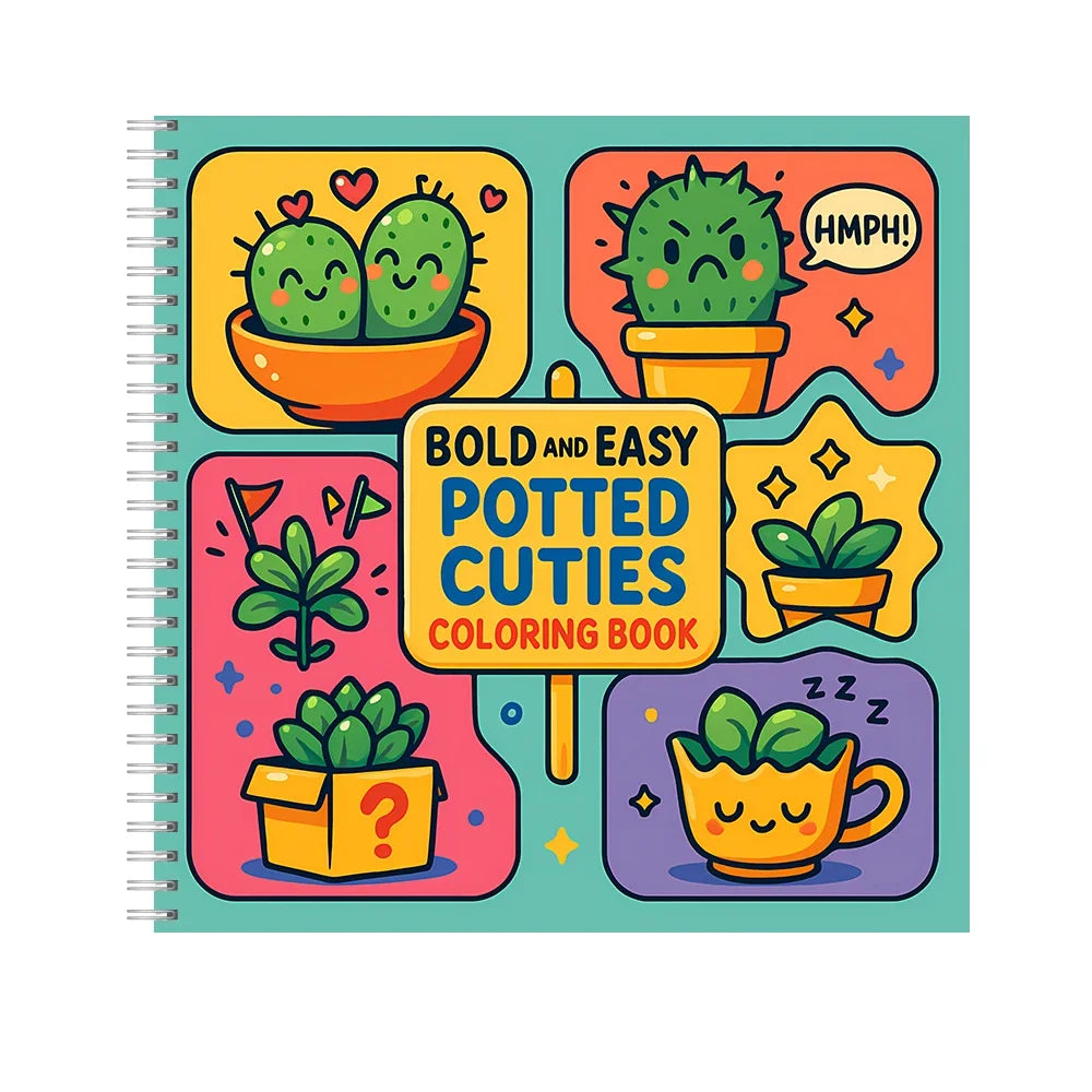 Easy Witchy Vibes Coloring Book for Adult Colouring Book, Birthday Day Gift, Back to School Supplies, Adults Cute Drawing Book