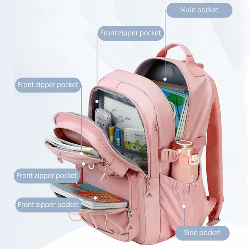 Outdoor Sports Gym Fitness Backpack Large College Students Laptop Books Backpack for School Multi-pocket Camping Hiking Rucksack