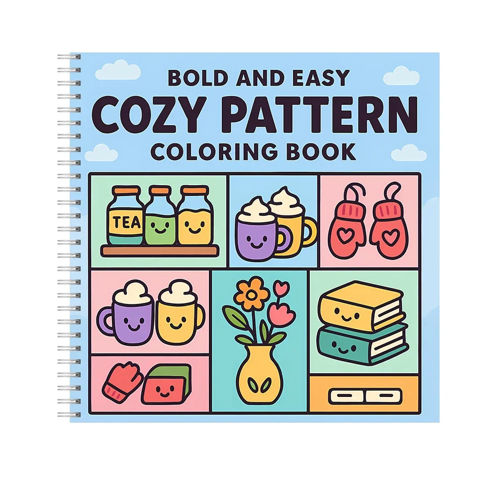 Easy Reading Era Coloring Book for Adult Colouring Book, Birthday Day Gift, Back to School Supplies, Adults Cute Drawing Book