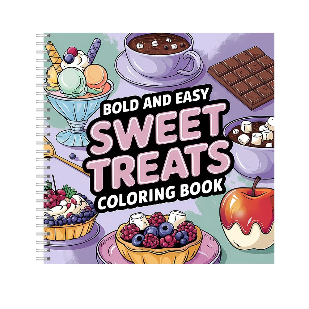 Easy Reading Era Coloring Book for Adult Colouring Book, Birthday Day Gift, Back to School Supplies, Adults Cute Drawing Book