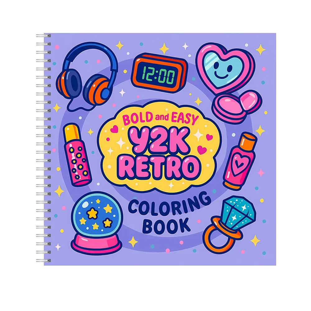 Easy Witchy Vibes Coloring Book for Adult Colouring Book, Birthday Day Gift, Back to School Supplies, Adults Cute Drawing Book